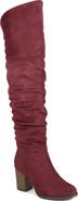 Journee Collection JOURNEE Kaison Ruched Tall Boot