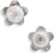 SHANA CAVE Medium Flower Stud Earrings
