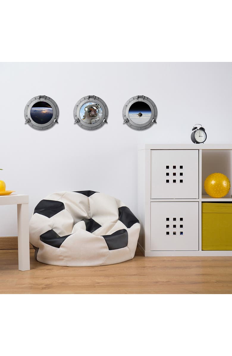 WALPLUS Air Space Window View Kids Art, Alternate, color, 