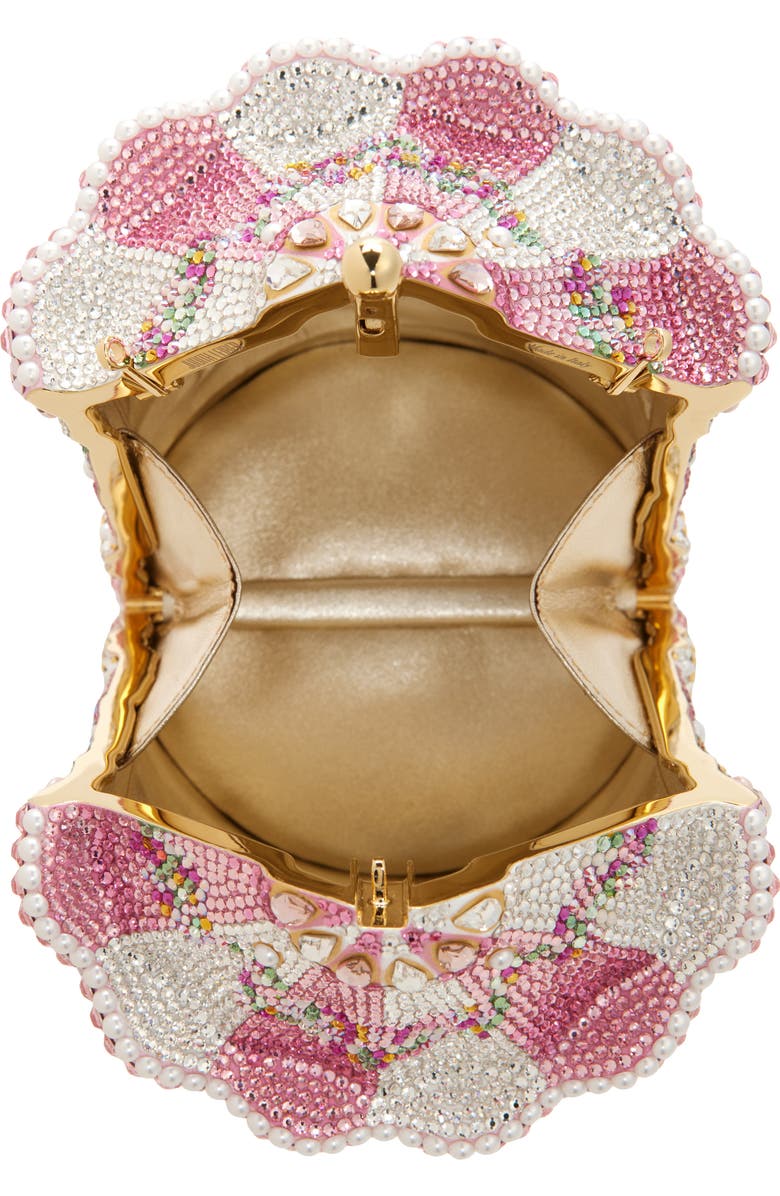 JUDITH LEIBER COUTURE Carousel Crystal Embellished Clutch, Alternate, color,