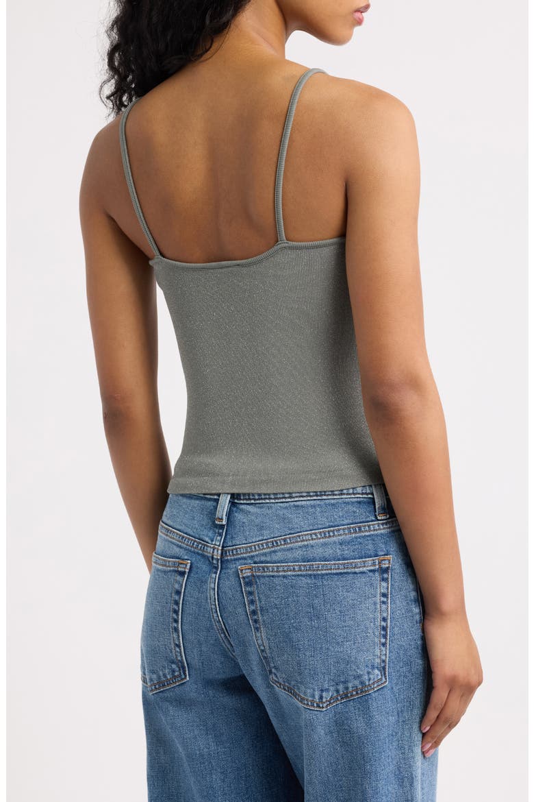 Molly Glitter Cami, Alternate, color, GREY