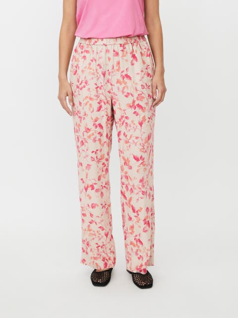 MaPeonos Floral Printed Trousers