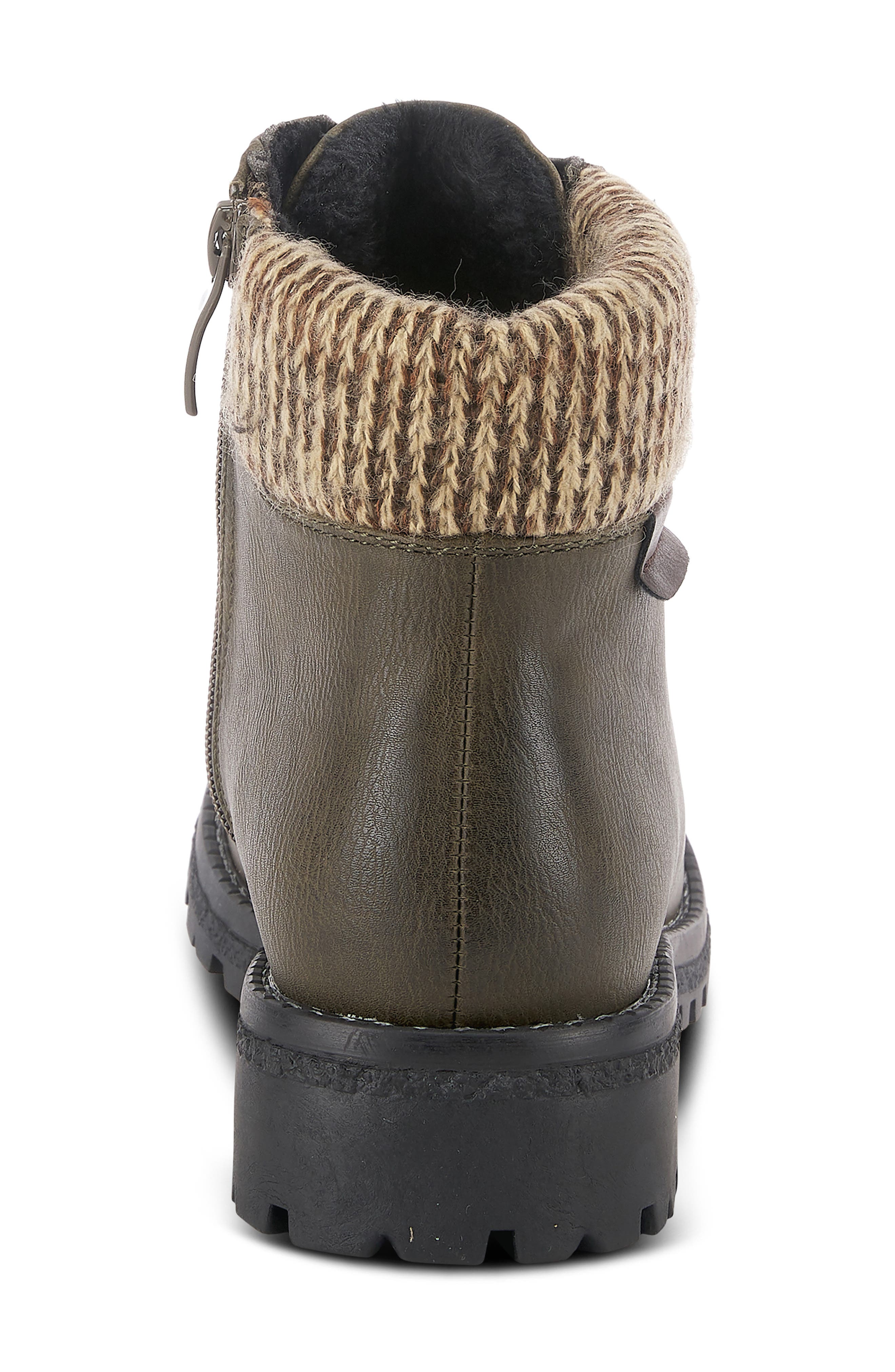 Spring Step Clarris Faux Fur Lined Boot, Alternate, color, 
