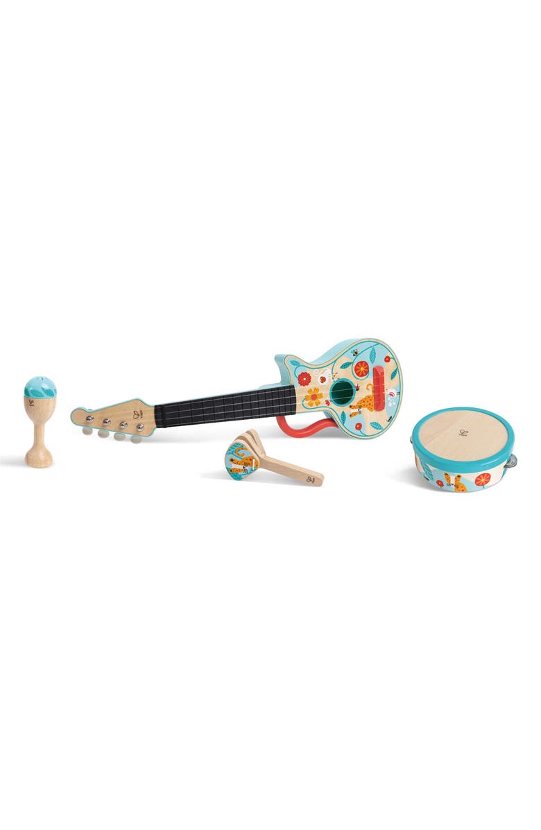 Hape 4-in-1 Ukelele Music Set, Main, color, Multi