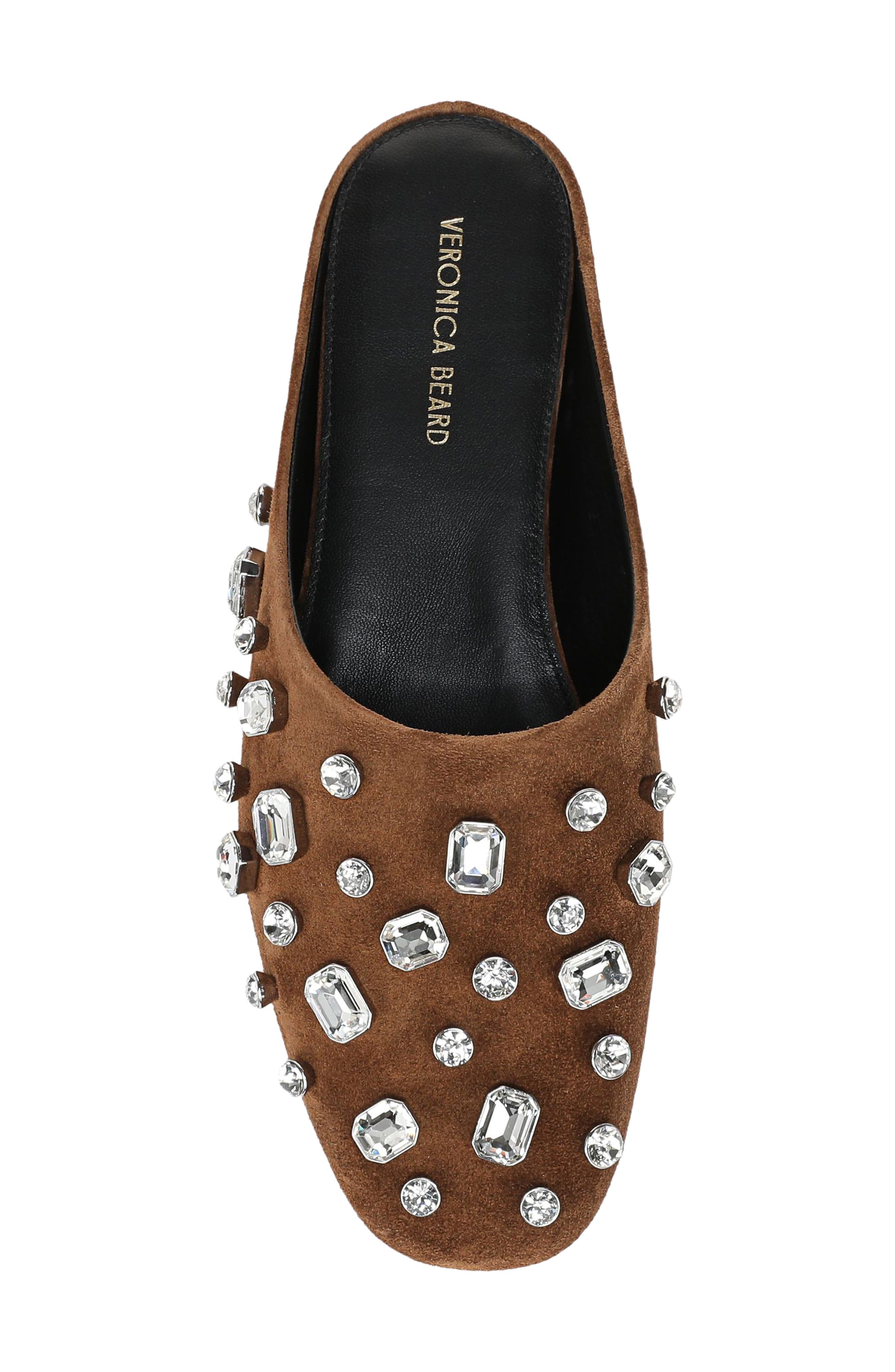 Narcisa Crystal Embellished Mule, Alternate, color, SAND