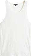 John Varvatos Broome Slim Fit Linen Tank