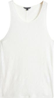 John Varvatos Broome Slim Fit Linen Tank