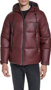 KARL LAGERFELD PARIS Hooded Puffer Jacket