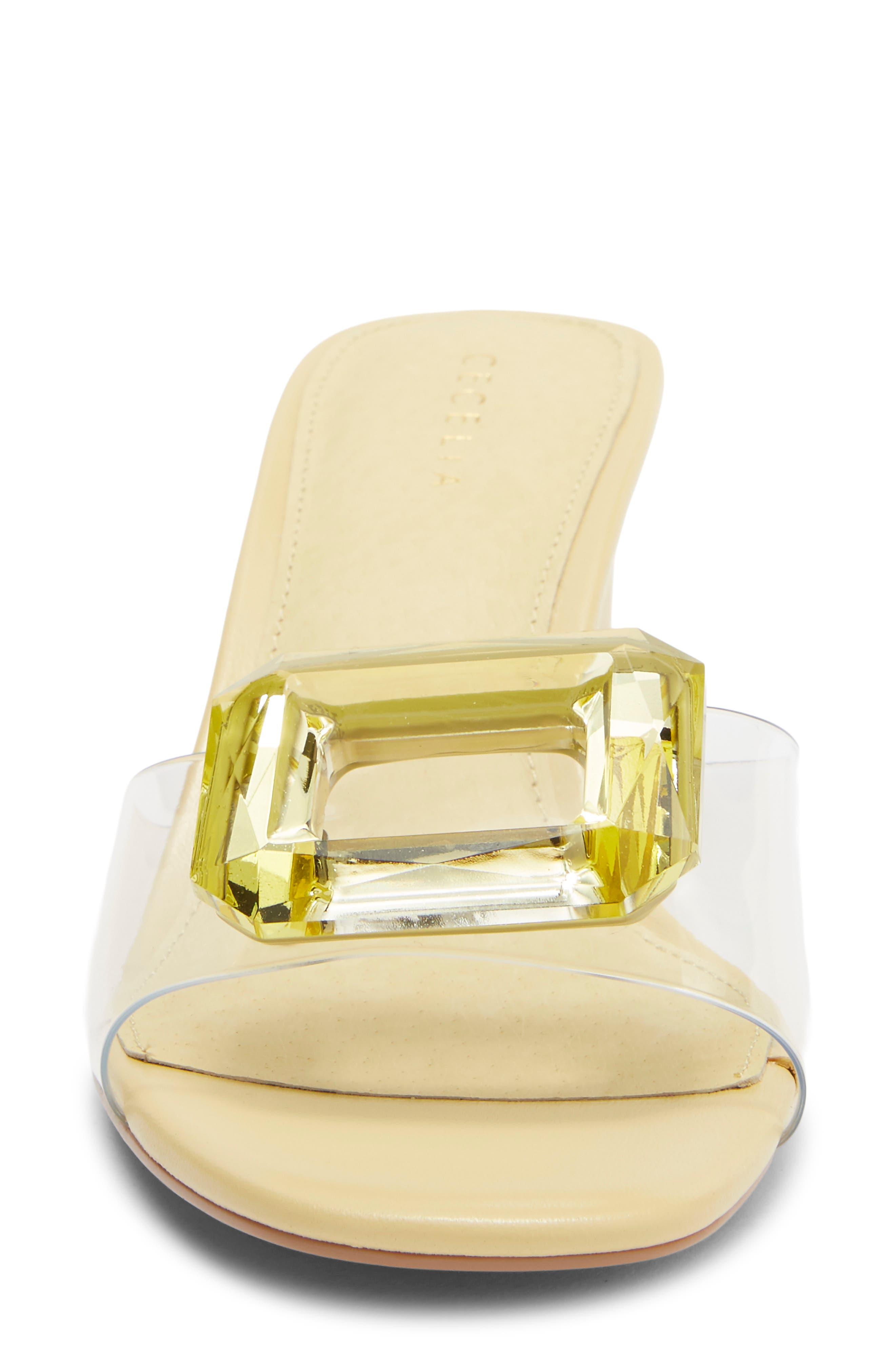 Park Avenue Jewel Detail Sandal, Alternate, color, YELLOW