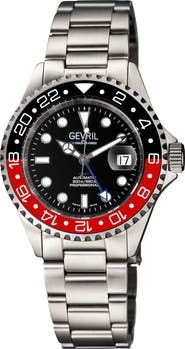 GEVRIL Wall Street Bracelet Watch, 43mm