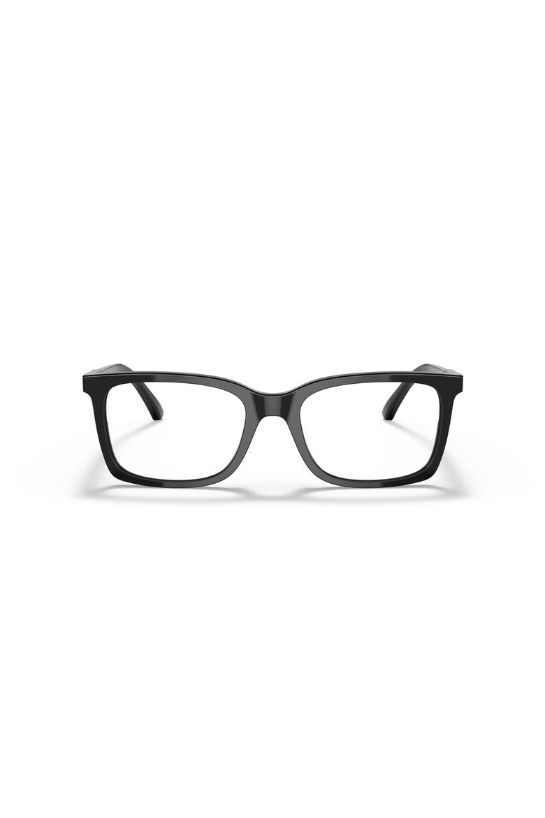 55mm Square optical glasses, Alternate, color, Black