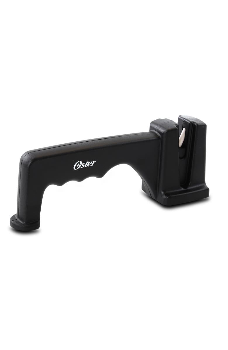 OSTER Trussville Knife Sharpener, Main, color, Black