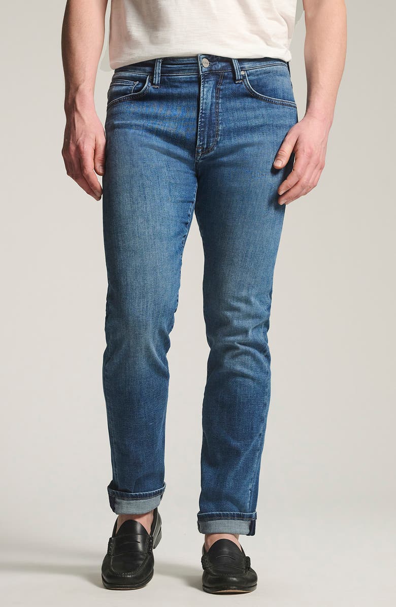 34 Heritage Courage Straight Leg Jeans, Main, color, Used Brushed Organic Ultra