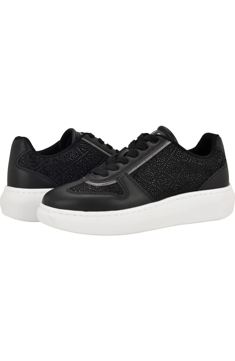 GUESS Fhilip Platform Sneaker, Alternate, color, Black