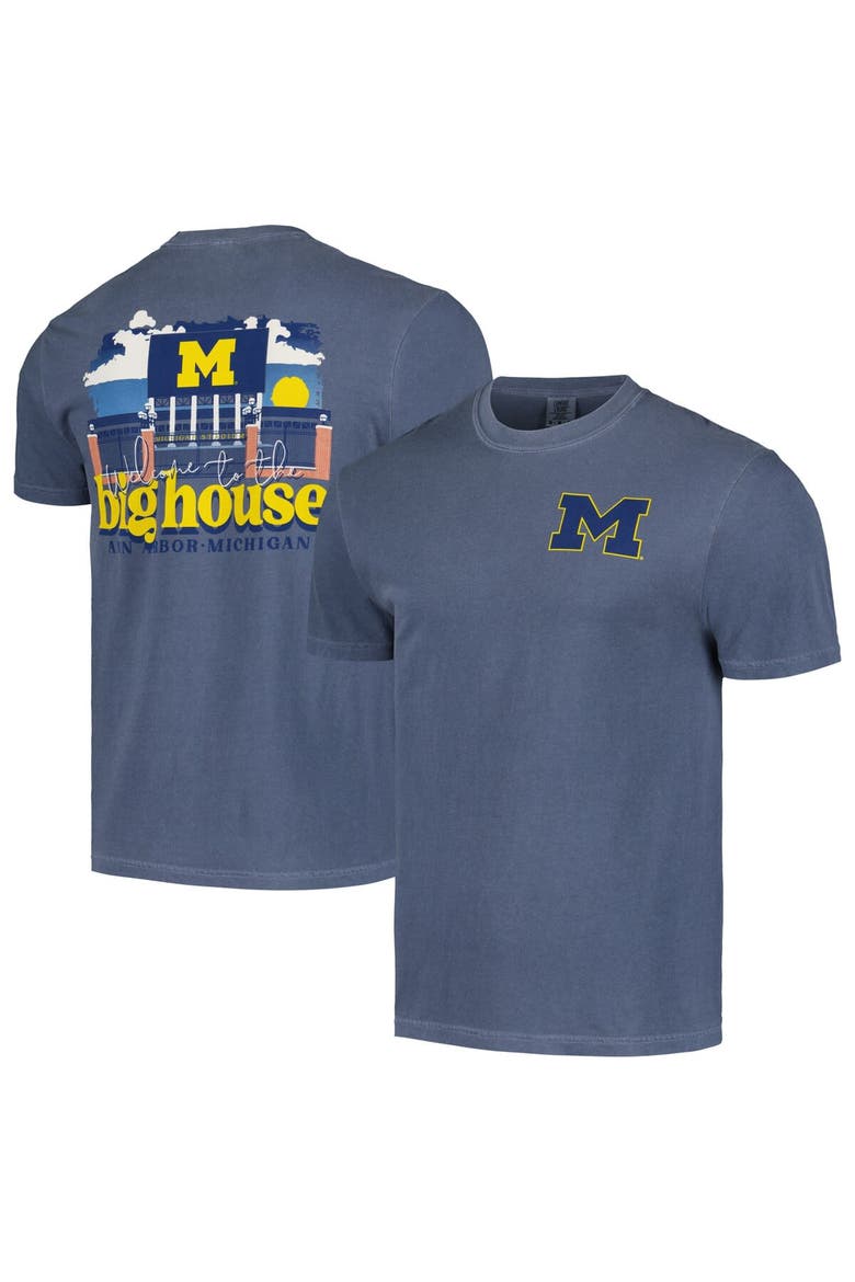 Unisex Navy Michigan Wolverines Hyper Local Stadium Gates T-Shirt, Main, color, Navy