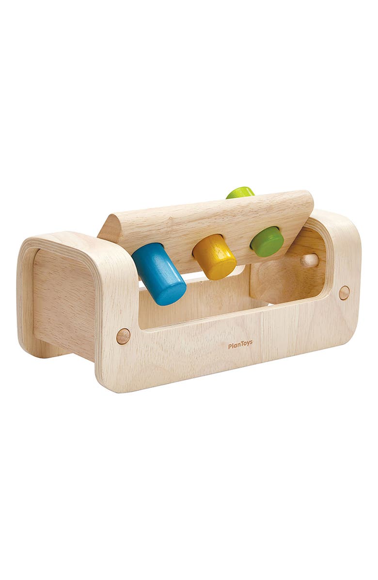 PlanToys<sup>®</sup> Pounding Bench Playset, Alternate, color, Assorted