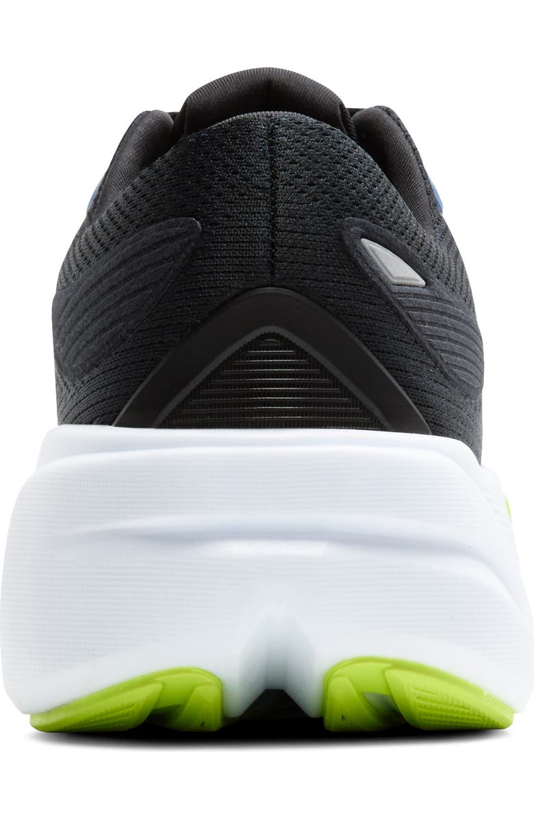 Brooks Ghost Max 3 Running Shoe, Alternate, color, Black/ Navy/ Acid Lime