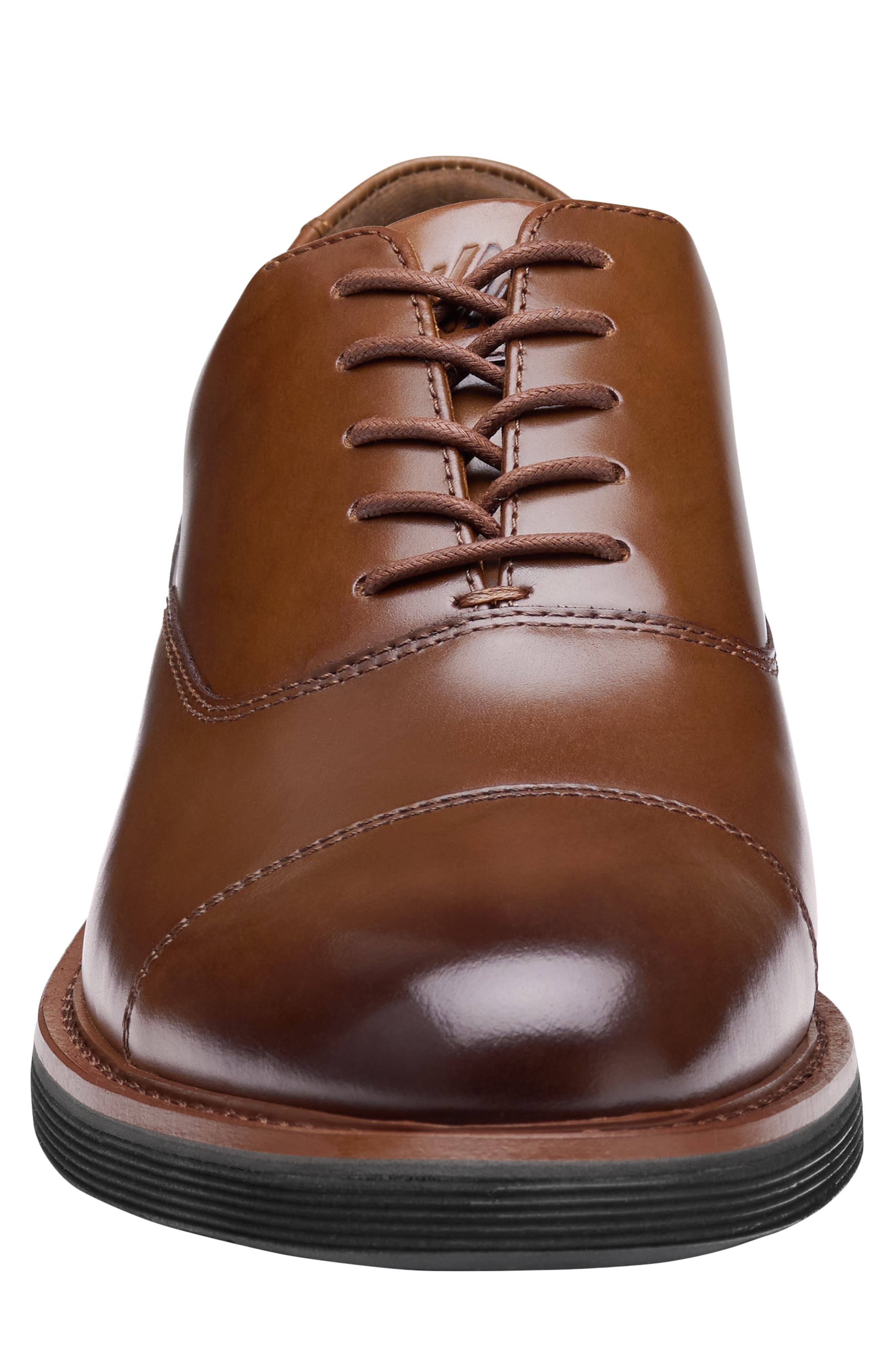 Tyson Cap Toe Oxford, Alternate, color, TAN FULL GRAIN