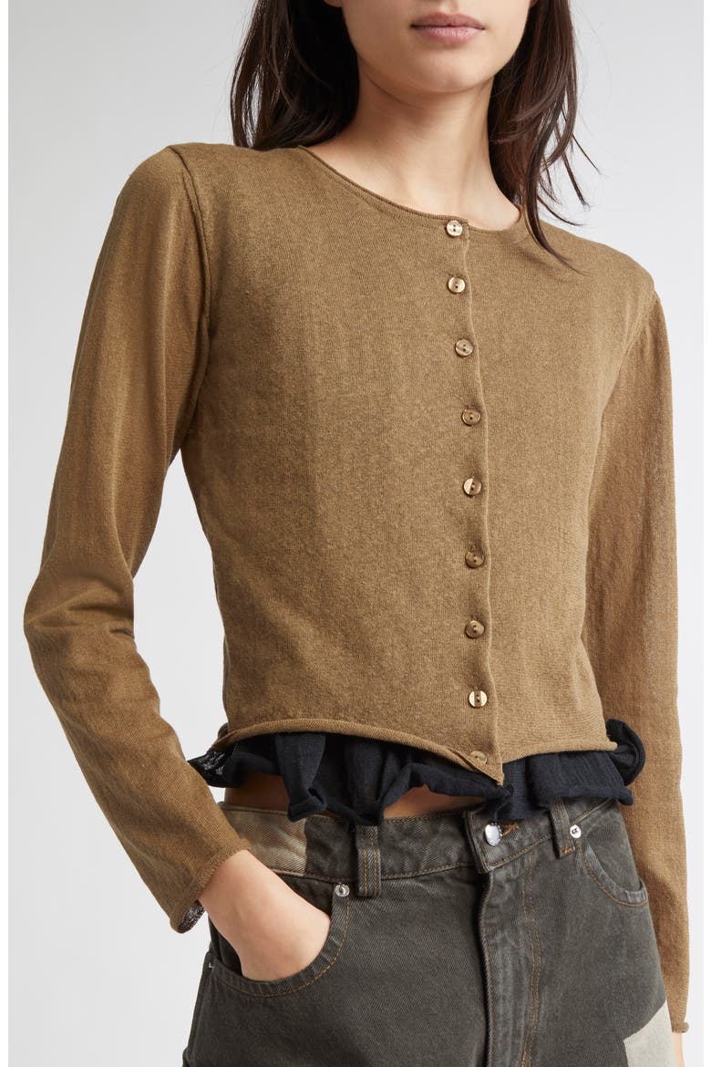 Veil Cardigan, Alternate, color, BRANCH