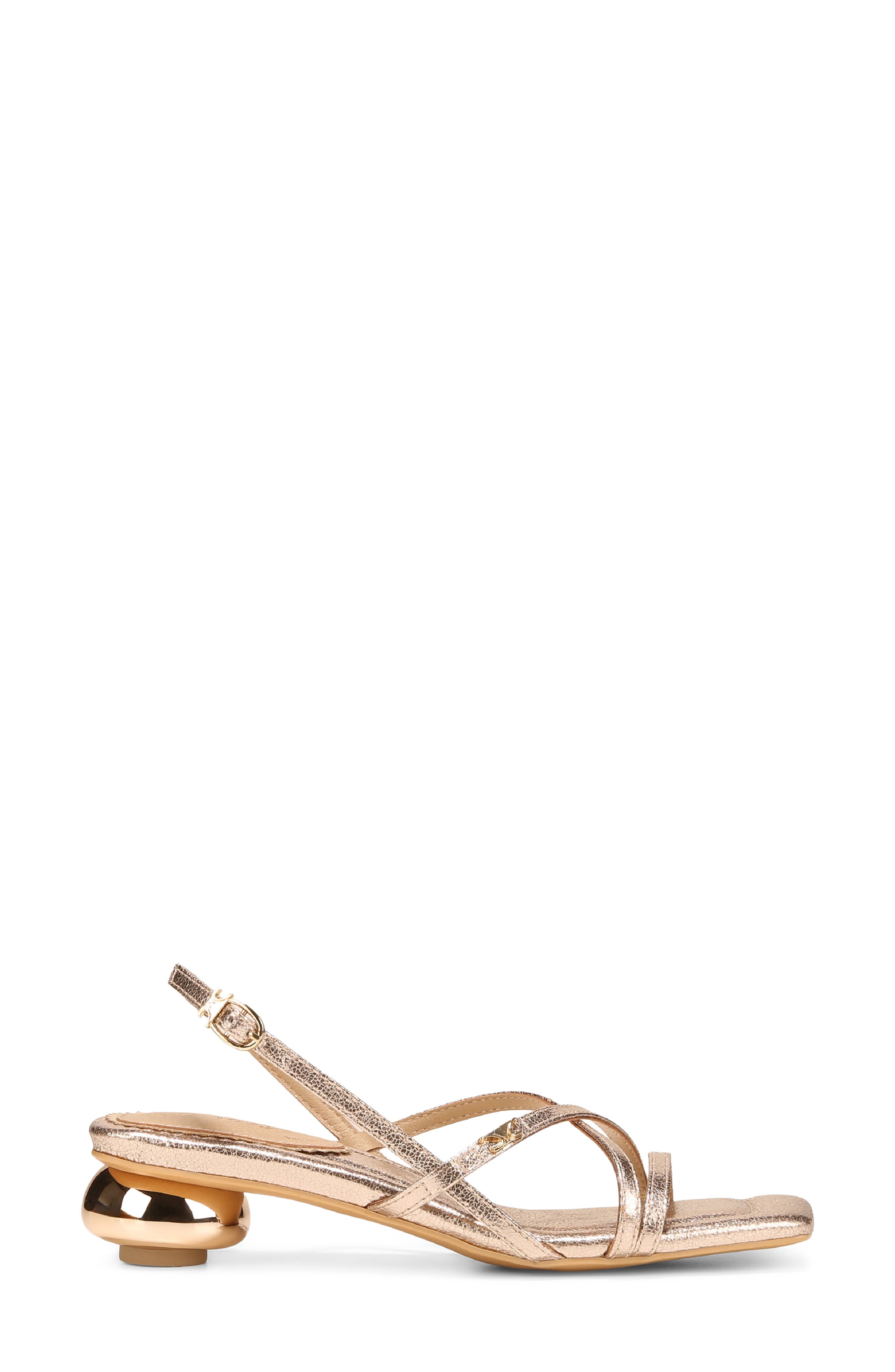 Caia Slingback Sandal, Alternate, color, SOFT GOLD