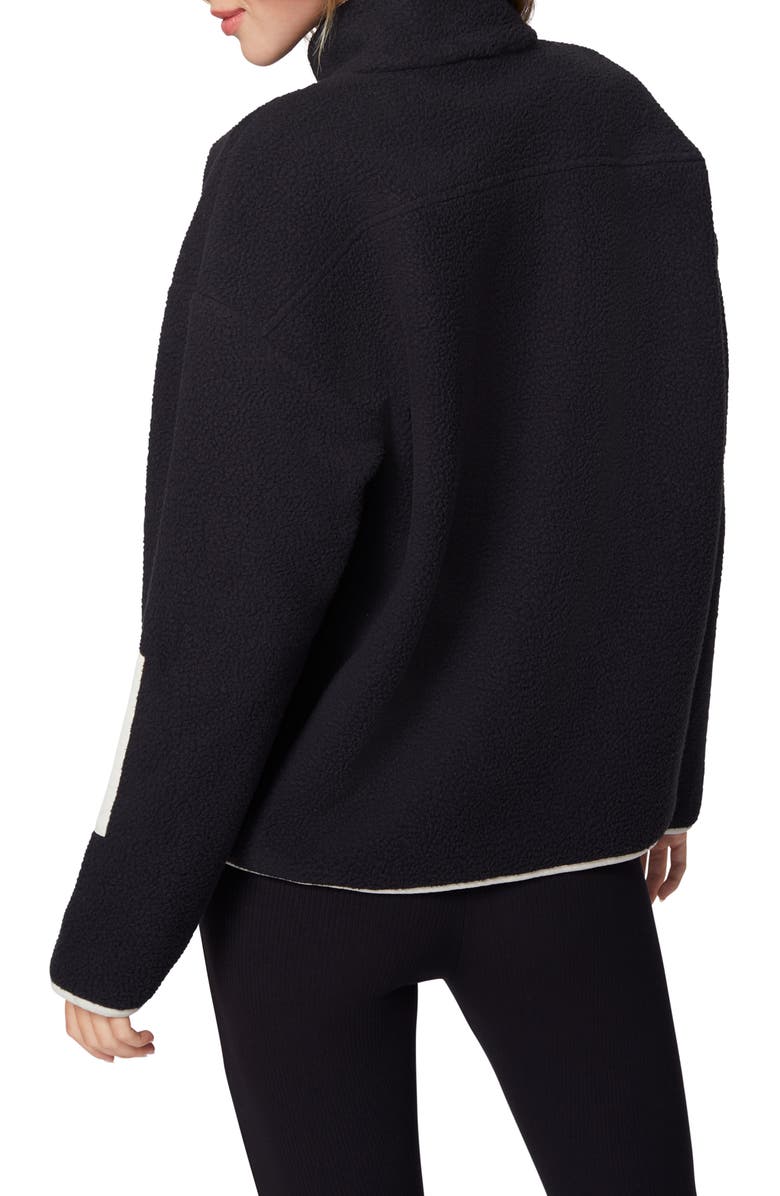 Florence by Mills High Pile Fleece Jacket, Alternate, color, Black