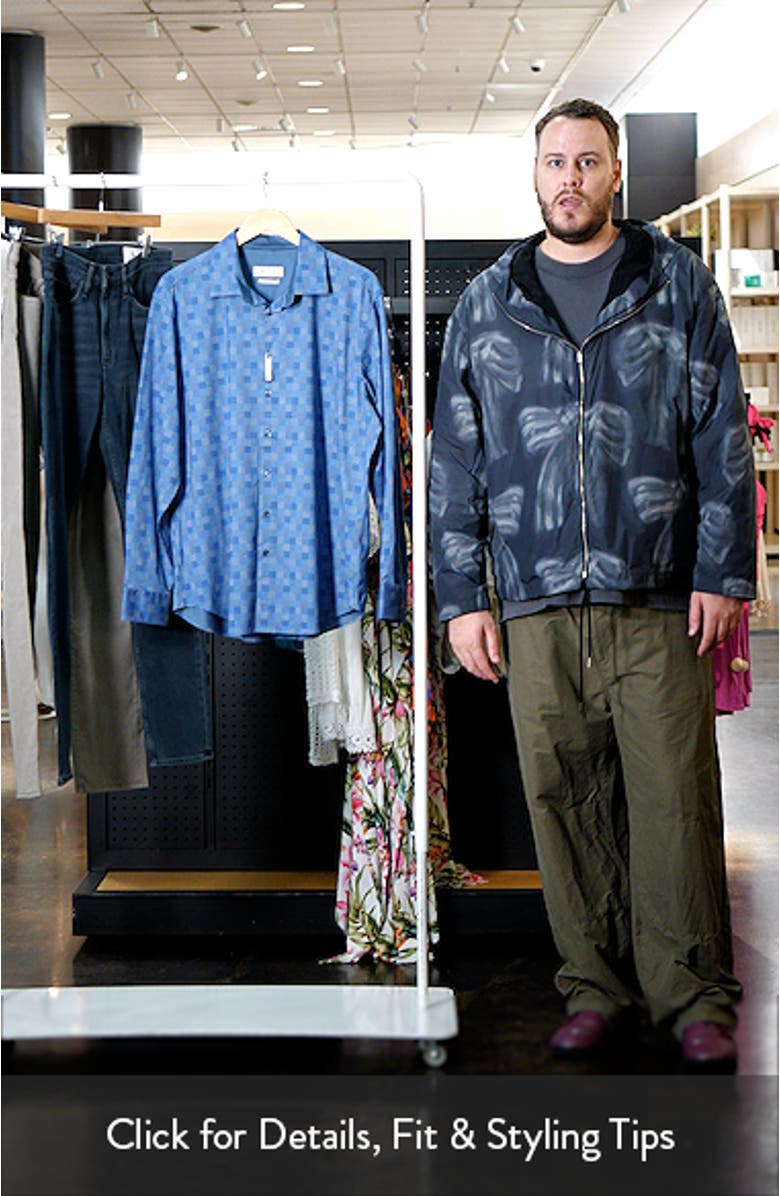 Jimmy OoohCotton<sup>®</sup> Grid Button-Up Shirt, sales video thumbnail