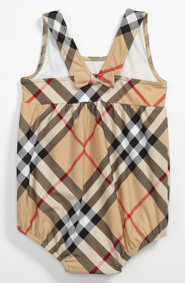 Burberry 'Suzanna' One Piece Swimsuit, Alternate, color, 