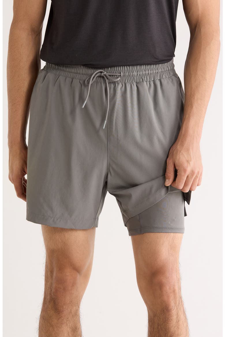 Momentum 5-Inch Training Shorts, Alternate, color, GREY PEWTER