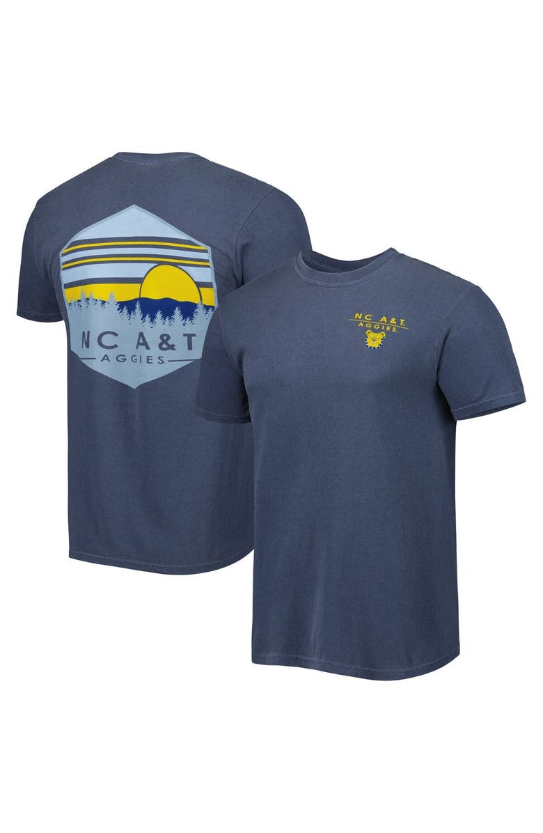 IMAGE ONE Men's Navy North Carolina A&T Aggies Landscape Shield T-Shirt, Main, color, 