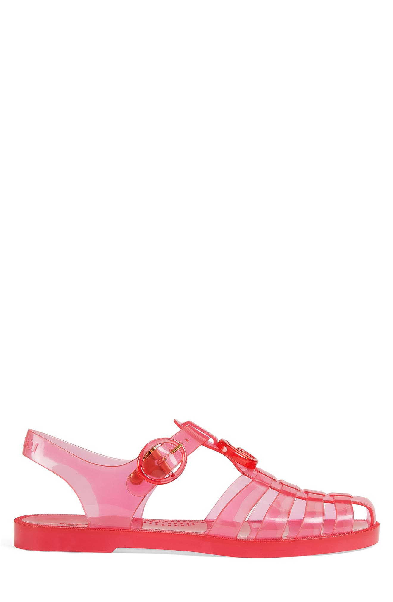 Jelly Fisherman Sandal, Alternate, color, PINK