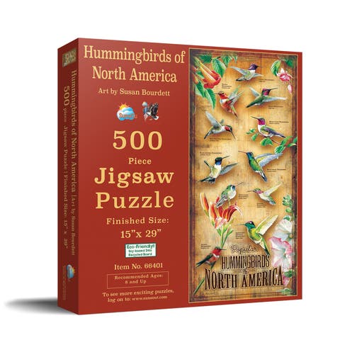 Hummingbirds of North America 500 piece Jigsaw Puzzle for Adults