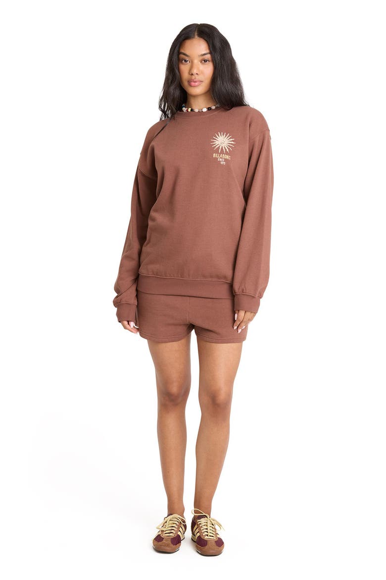 Light in View Fleece Shorts, Alternate, color, ESPRESSO