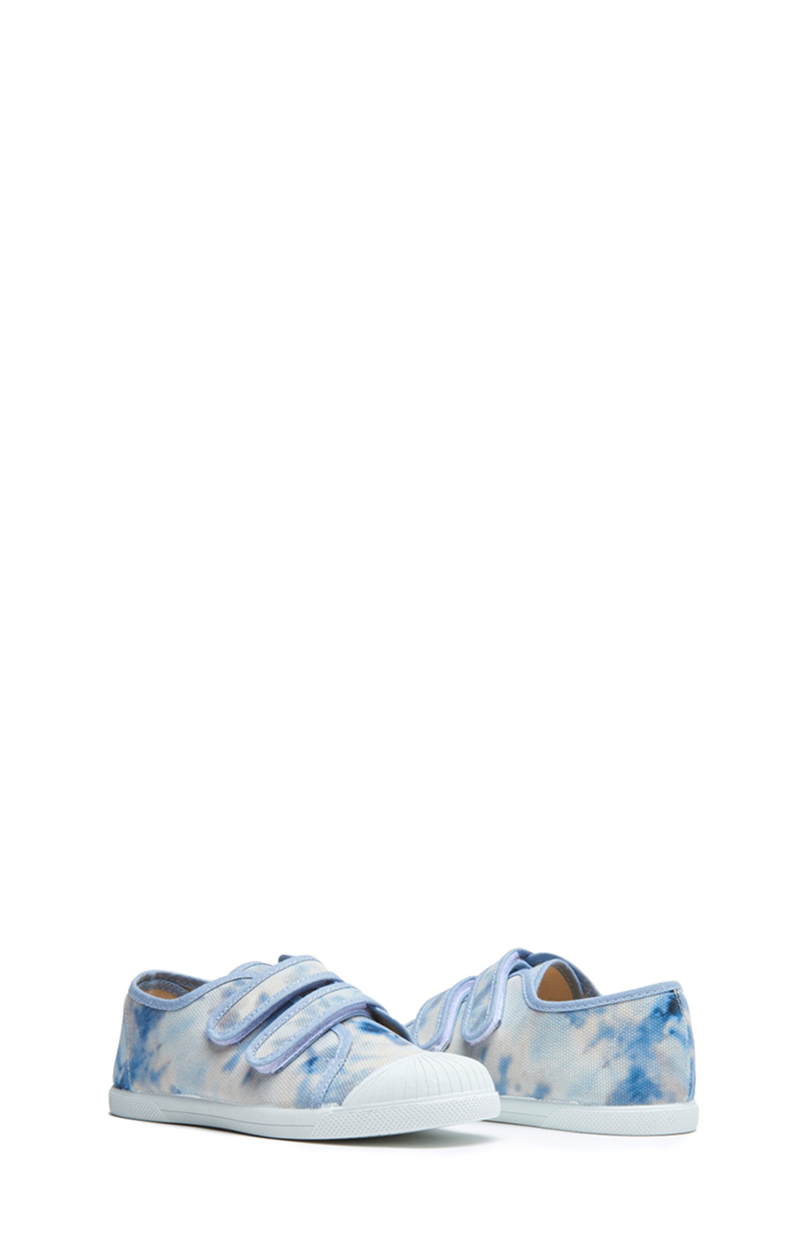 CHILDRENCHIC Tie Dye Double Strap Canvas Sneaker, Alternate, color, 