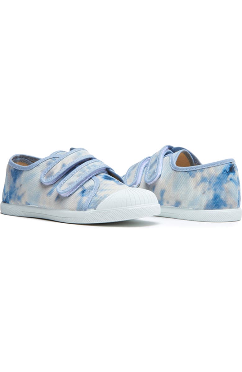 CHILDRENCHIC Tie Dye Double Strap Canvas Sneaker, Alternate, color,