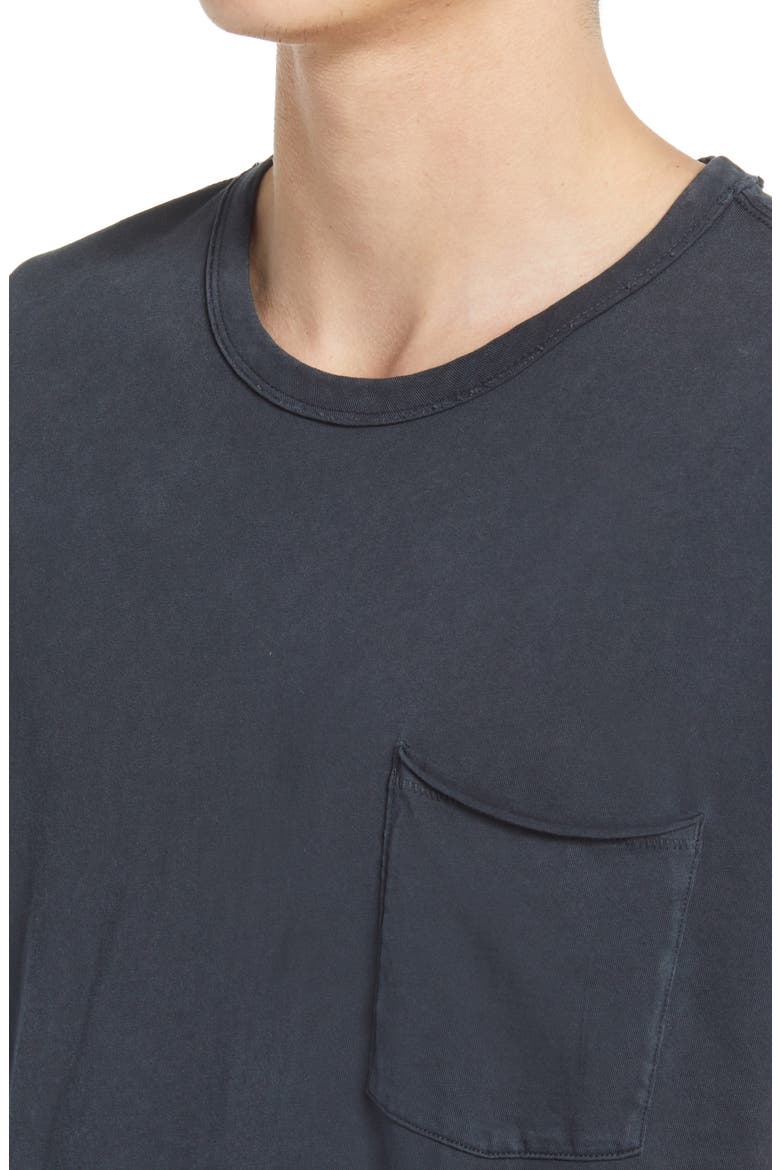 Miles Organic Cotton Pocket T-Shirt, Alternate, color, DARK GREY