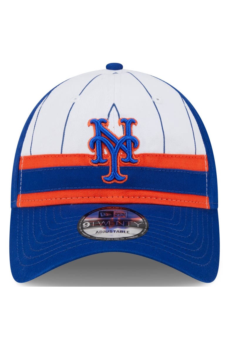 Men's New Era  White New York Mets 2024 Batting Practice 9TWENTY Adjustable Hat, Alternate, color, White
