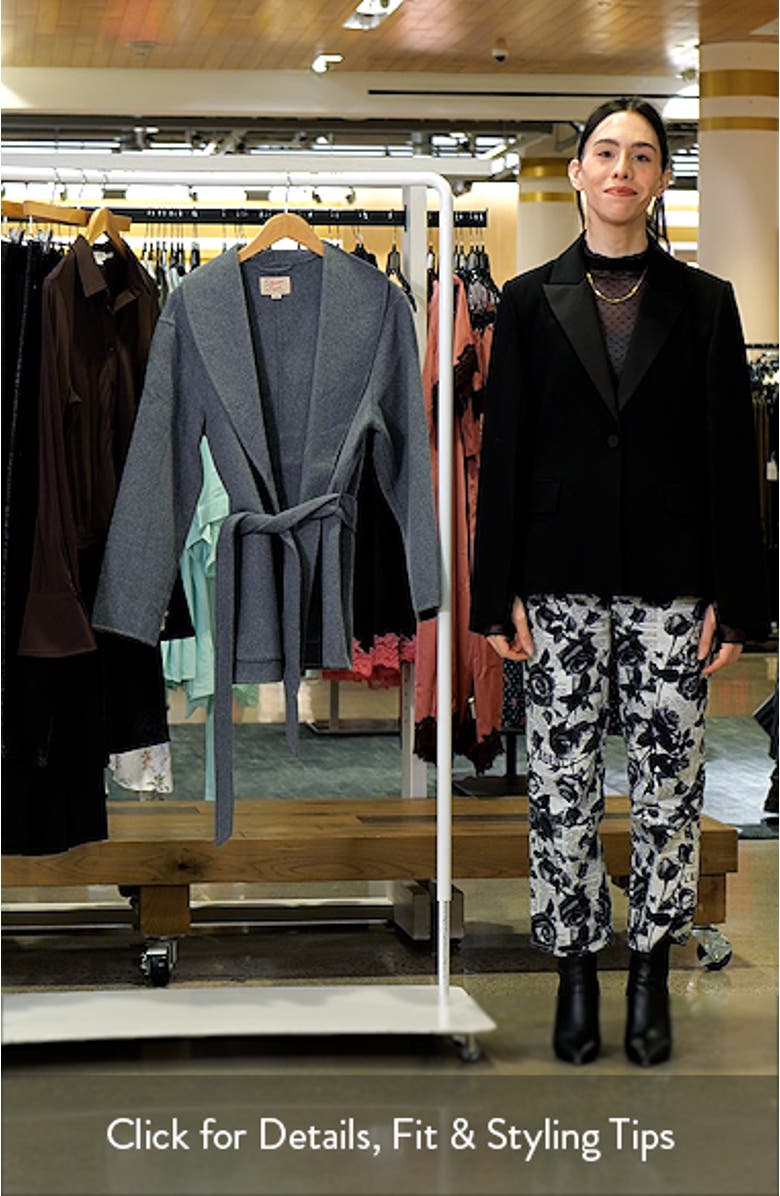 Colette Belted Wool Blend Jacket, sales video thumbnail