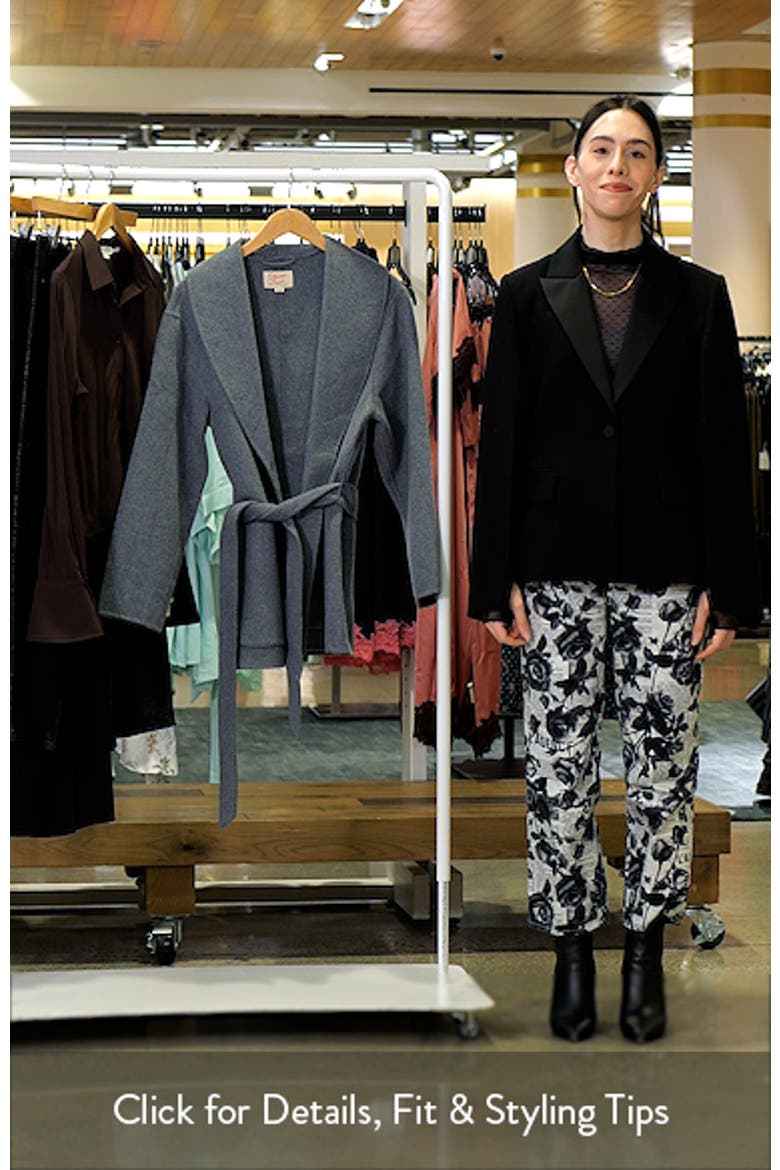 Colette Belted Wool Blend Jacket video
