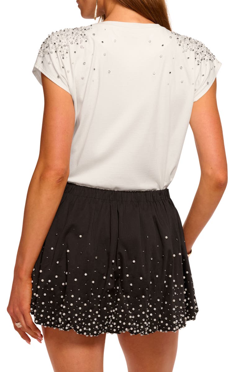 Ramy Brook Amelia Embellished Top, Alternate, color, White