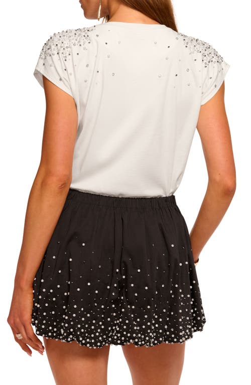 Ramy Brook Amelia Embellished Top In White
