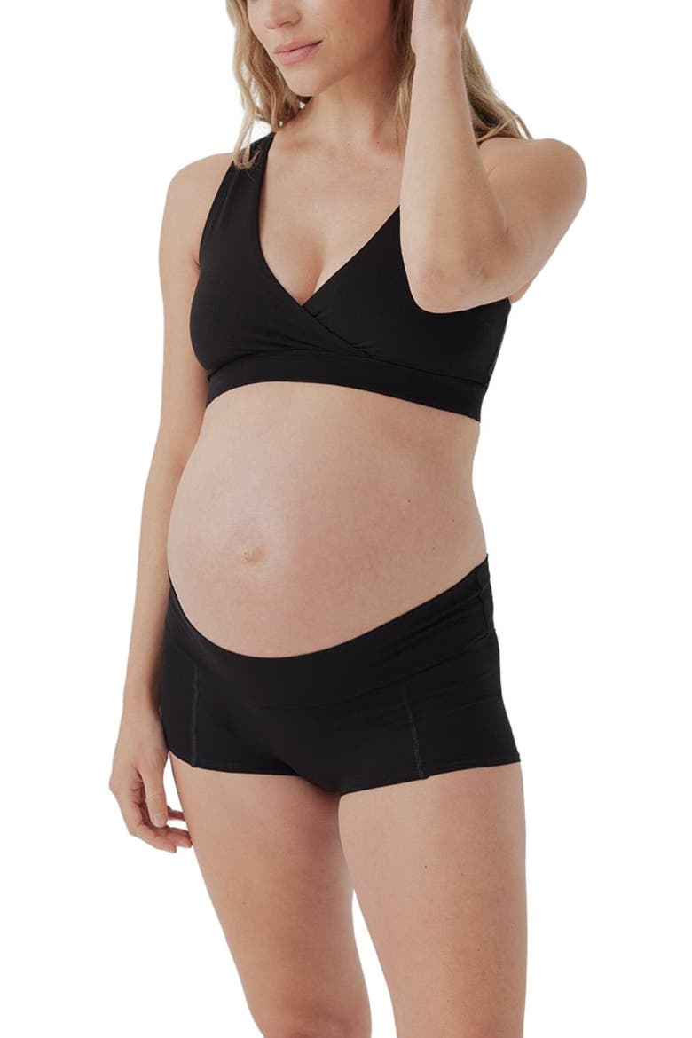 Organic Cotton Maternity Foldover Brief 4-Pack, Main, color, Everyday Basics