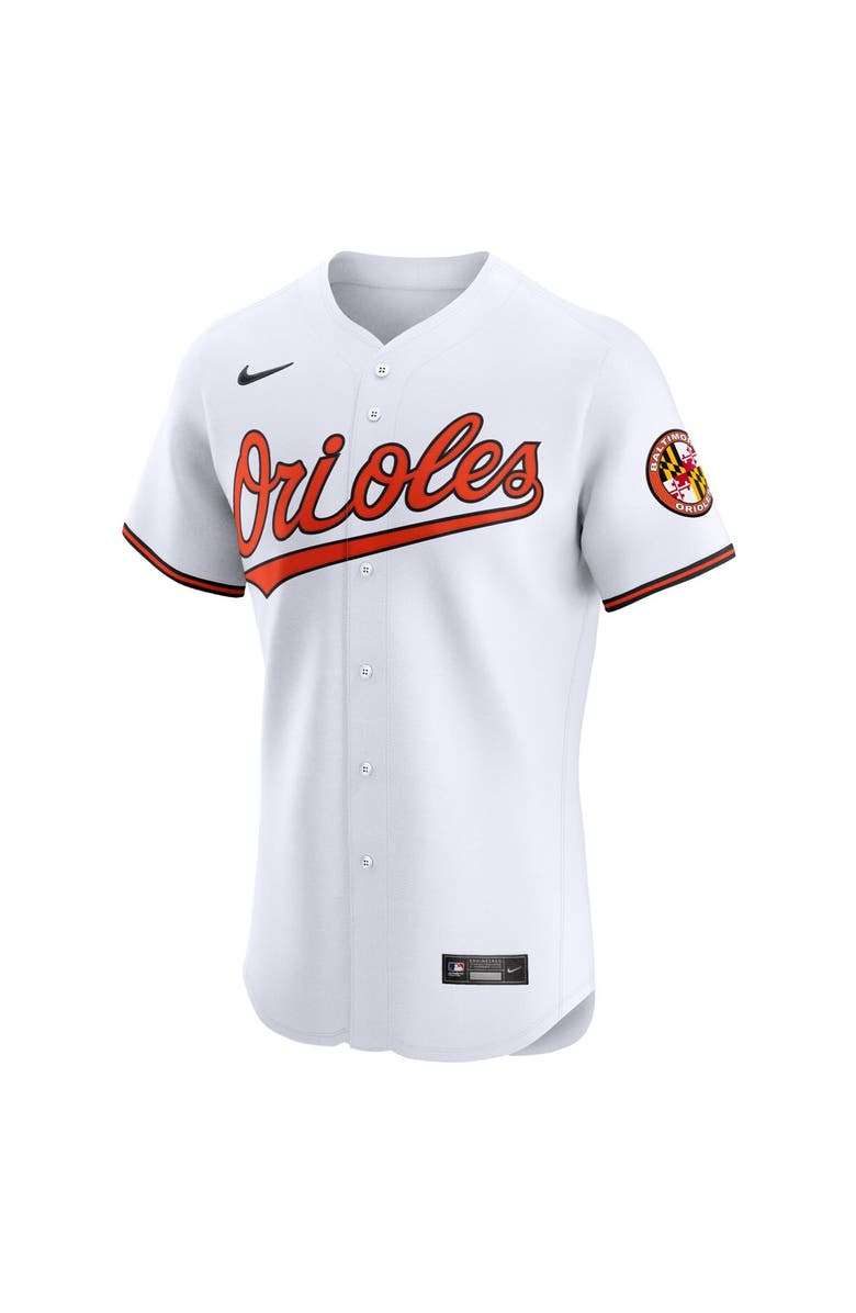 Nike Men's Nike White Baltimore Orioles Home Elite Jersey, Alternate, color,