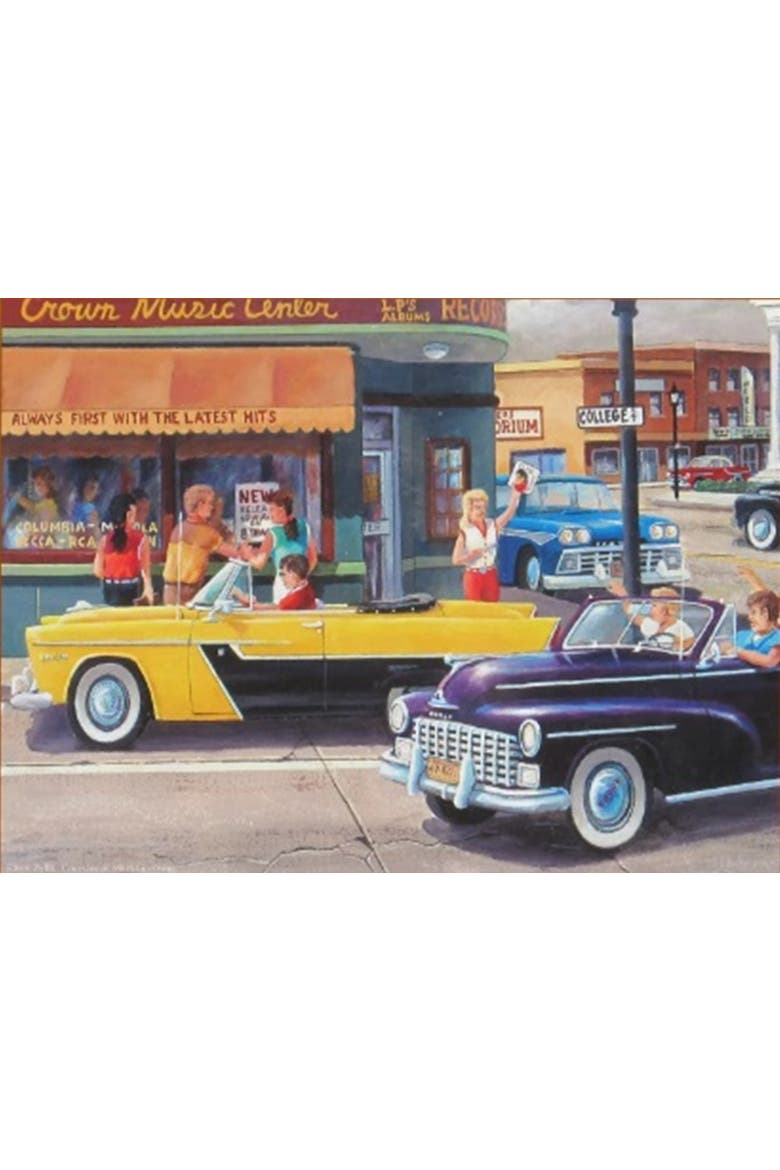 The Past Lane 35 piece Jigsaw Puzzle for Adults, Main, color, Multicolor