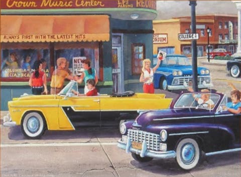 The Past Lane 35 piece Jigsaw Puzzle for Adults