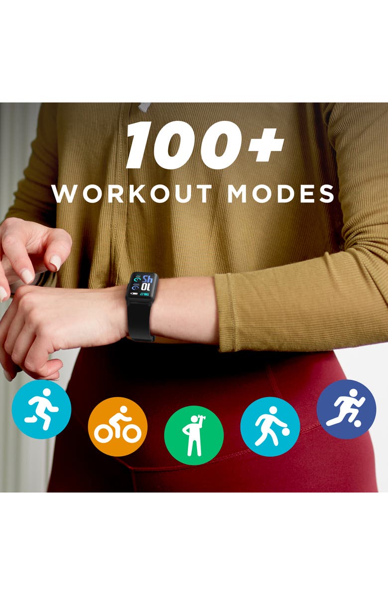 I TOUCH Active 4 Smart Watch, 24mm x 42.7mm, Alternate, color, Black