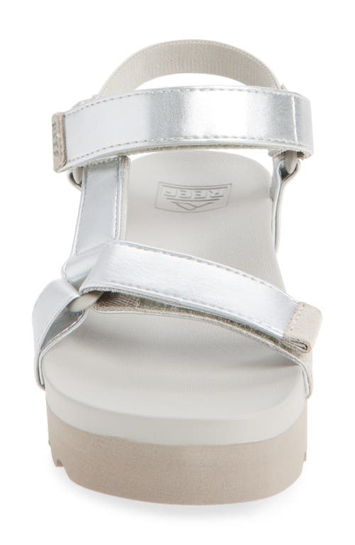 Reef Metallic Sandal In Silver