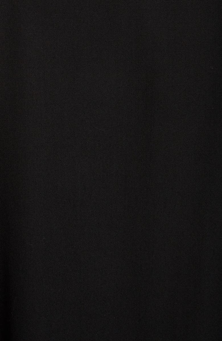 Y's by Yohji Yamamoto Sleeveless Wool Gabardine Midi Dress, Alternate, color,