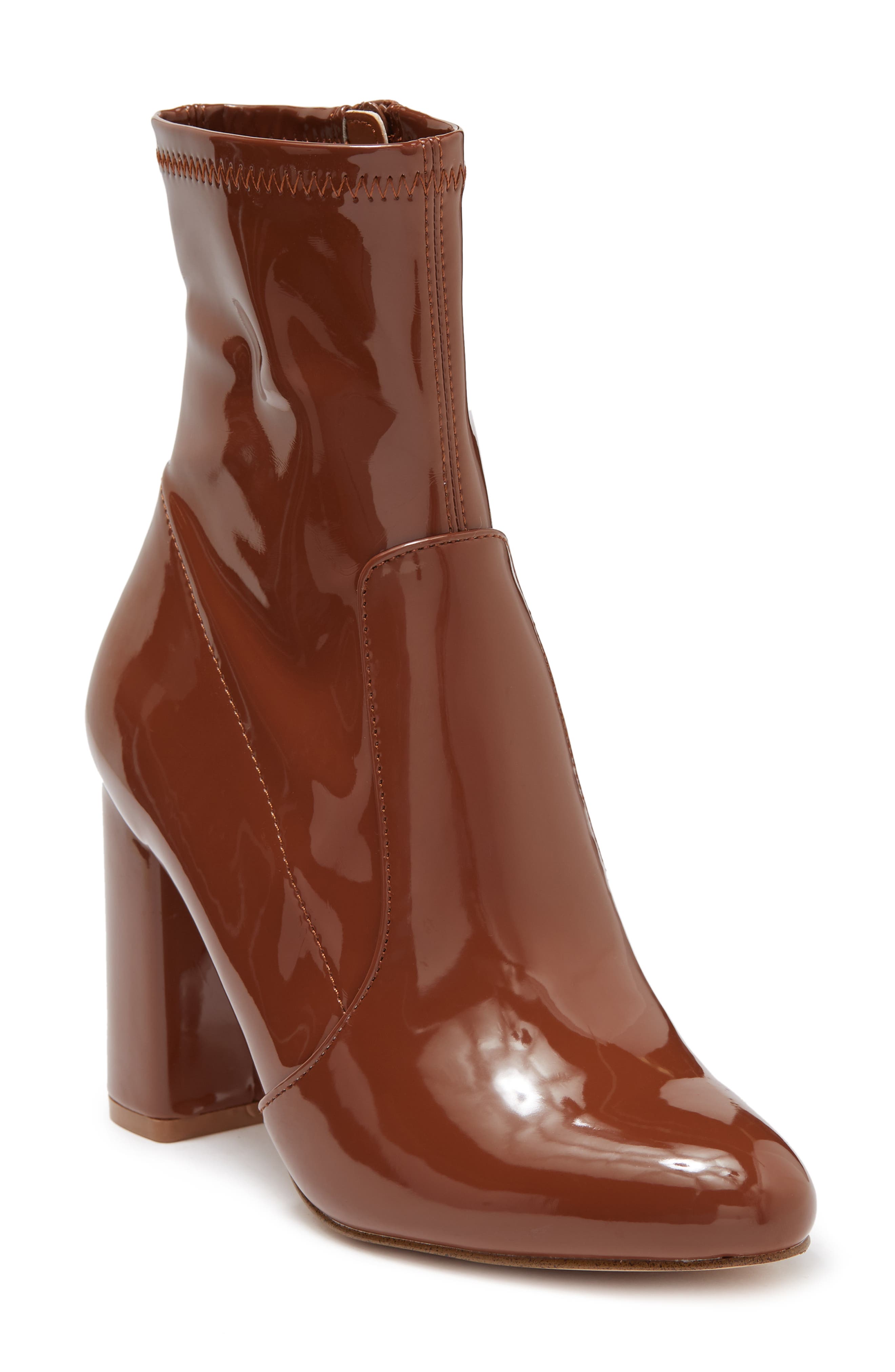 Steve Madden Nia Patent Ankle Boot, Main, color, 