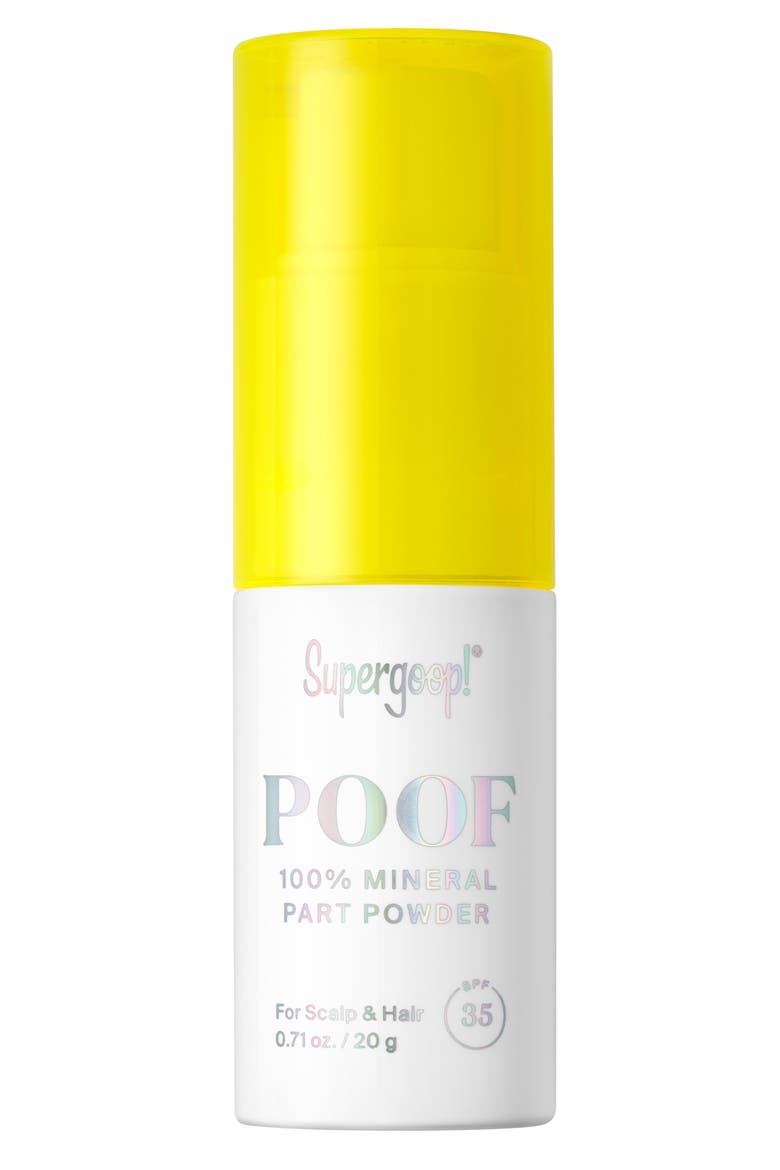 Supergoop! Poof 100% Mineral Part Powder SPF 35 for Scalp & Hair, Main, color, NO COLOR