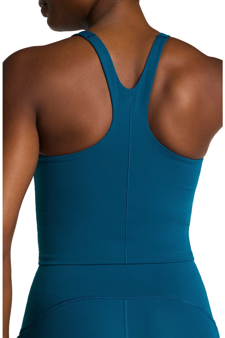 High Neck Crop Tank, Alternate, color, DEEP COVE